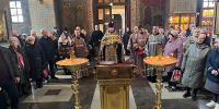 В день 100-летия блаженной кончины святителя Тихона, Патриарха Московского и всея России в Князь-Владимирском кафедральном храме г.Удомля состоялось праздничное богослужение. - Удомельское Благочиние